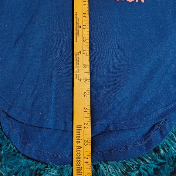 MTV Logo Tee in Vibrant Blue - Picture 5 of 5